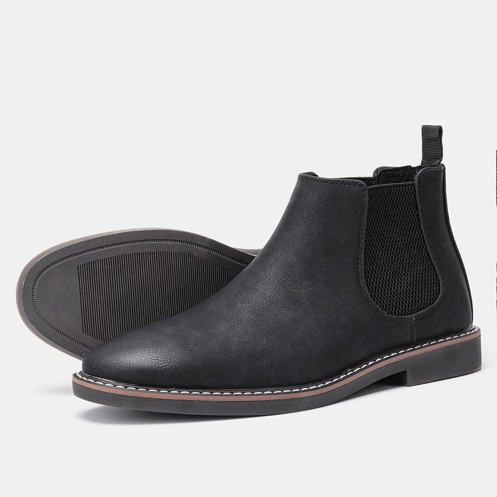 Men's British Chelsea Boots Fashion Color-polished Men's Shoes Cross Border plus size Single Boots Ankle Boots