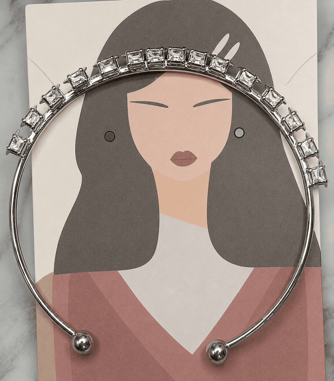 Silver Rhinestone Bracelet