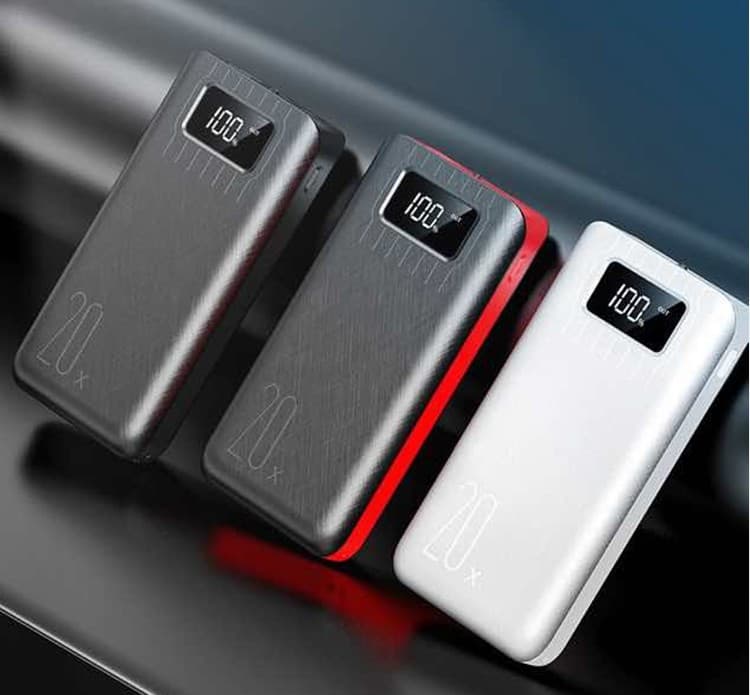 20000Mah Large Capacity Power Bank Outdoor Mini Portable Digital Display 20000Mah Mobile Phone Power Bank