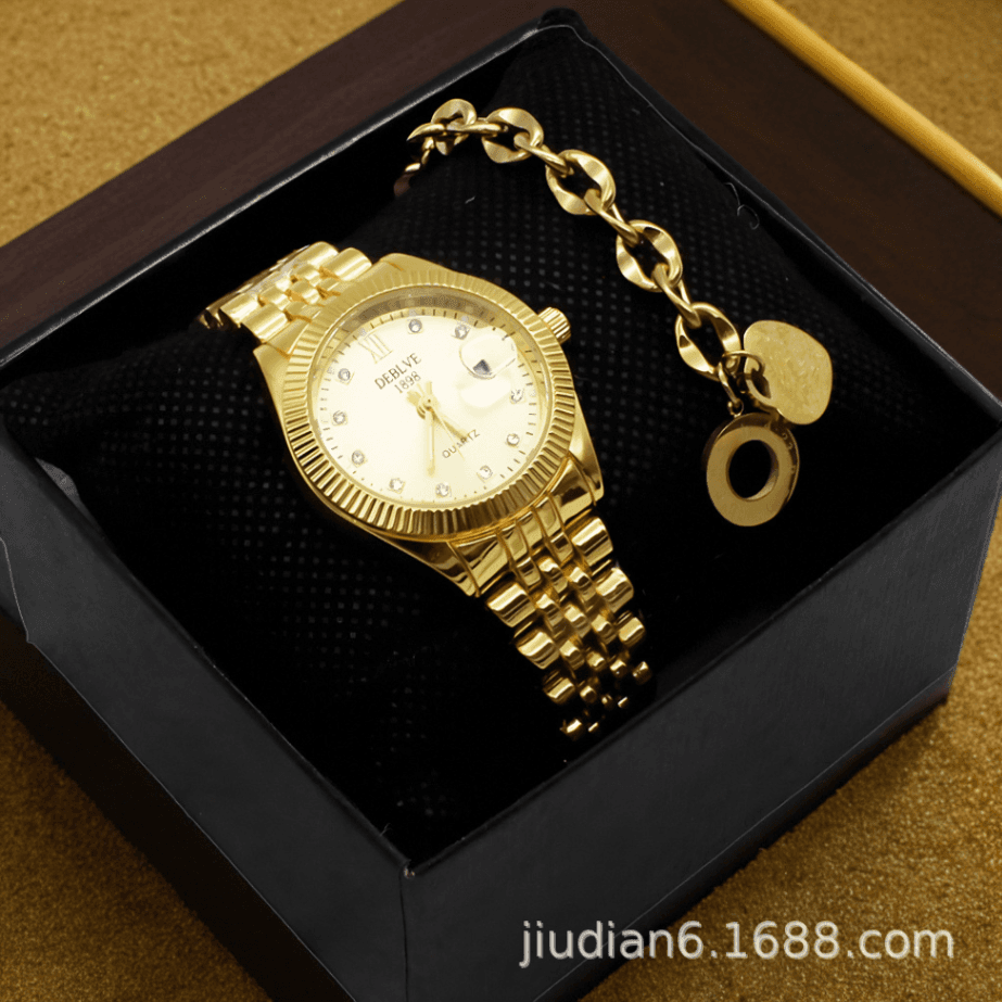 Couple Wrist Watch Set, Men Women Matching Couple Watches, Waterproof Quartz Couple Bracelet Watches
