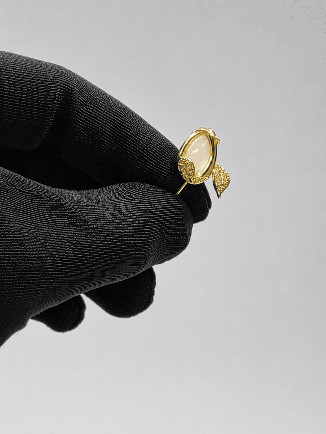 Gold Resin Art Ring
