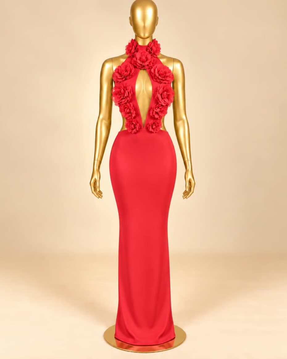 Rosy Bandage Dress