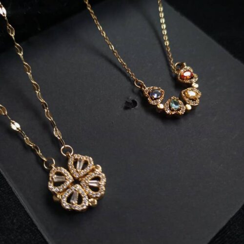 2 way necklace - Gold